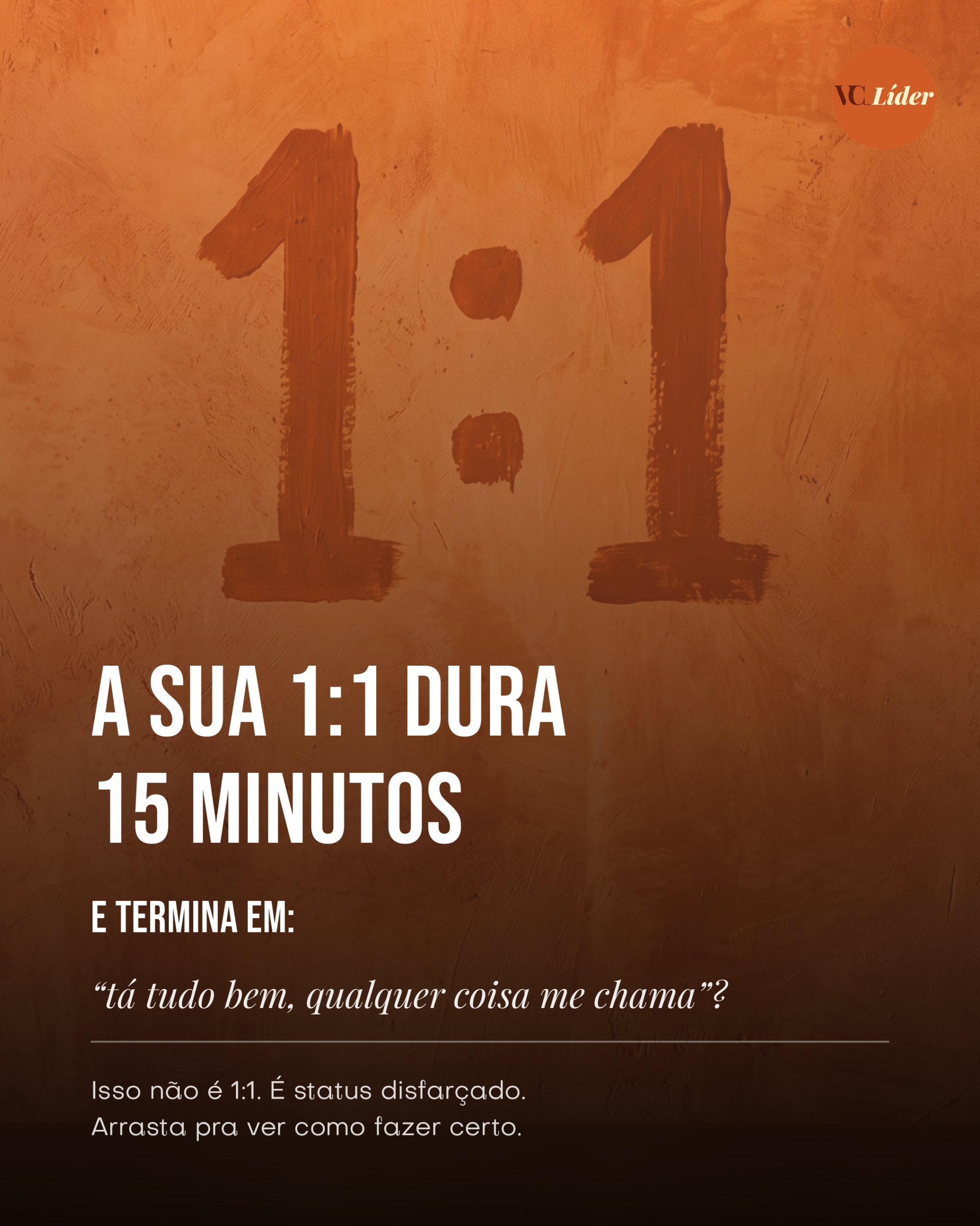Reunião 1:1 com liderado: por que a maioria faz errado e como corrigir em 5 blocos